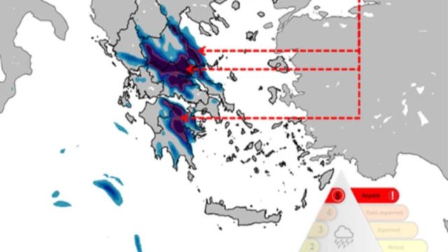 Οι 8 περιοχές στο «μάτι του κυκλώνα» για τις επόμενες ημέρες – Πού «καραδοκεί» η κακοκαιρία Daniel