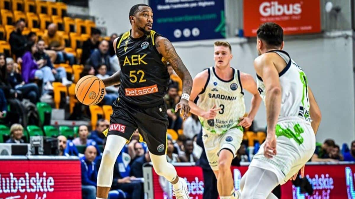 Σάσαρι – ΑΕΚ Betsson 79-83: Θρίαμβος στην Ιταλία – Το γύρισε από το -19