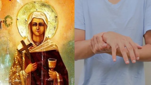 Μία νεαρή κοπέλα μπήκε στο δωμάτιο ξαφνικά και…: Το συγκλονιστικό θαύμα της Αγίας Βαρβάρας σε κοπέλα με παράλυτο χέρι – Η γιατρειά και το όραμα που ανατριχιάζει