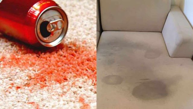 Χύθηκε αναψυκτικό σε καναπέ και ρούχα; Το έξυπνο κόλπο για να «εξολοθρεύσετε» τους επίμονους λεκέδες