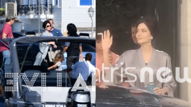 Χολιγουντιανός αέρας στον Πύργο: Έφτασε η Αντζελίνα Τζολί για τα γυρίσματα της ταινίας «Maria» – Αποθεώθηκε από τους ντόπιους(videos-photos)