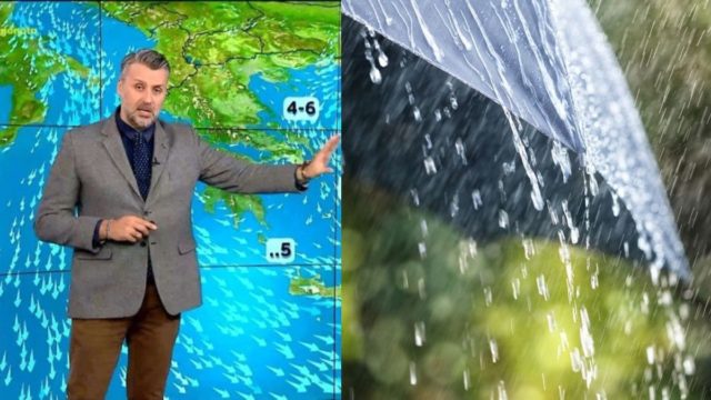 Θερμοκρασιακή «ζάλη» από τον Γιάννη Καλλιάνο – «Με 30άρια και βροχές μέχρι και…» (video)