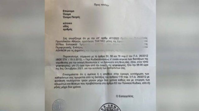 Από νωρίς τα ευτράπελα των εκλογών: Τον κάλεσαν για εφορευτική αλλά έχει πεθάνει εδώ και 23 χρόνια (video)