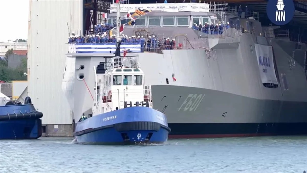 Σήμερα (4/10) η καθέλκυση του «Κίμωνα»: Τα εντυπωσιακά χαρακτηριστικά της πρώτης ελληνικής φρεγάτας Belhara (video)
