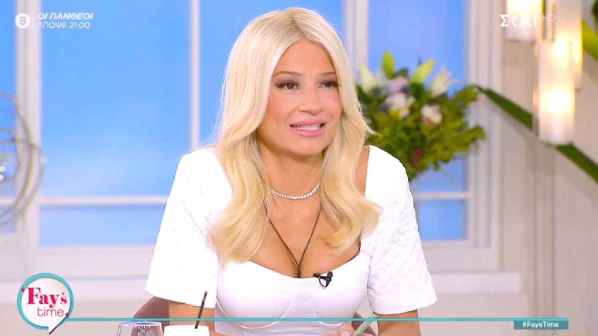 ΣΟΚ για Φαίη Σκορδά live στην εκπομπή – Άνοιξε το φόρεμα (ΦΩΤΟ)