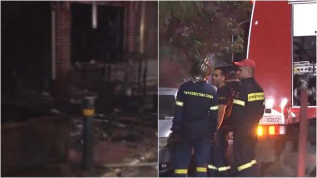Φωτιά στον Άγιο Παντελεήμονα: Ολική καταστροφή για κατάστημα ηλεκτρικών στο ισόγειο πολυκατοικίας (video)