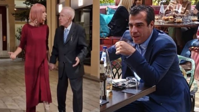 Ασυγκράτητος ο Κωνσταντίνος Πλεύρης: Γνώρισε την Τζόρτζια Σιακαβάρα στον γιο του, Θάνο Πλεύρη (video)