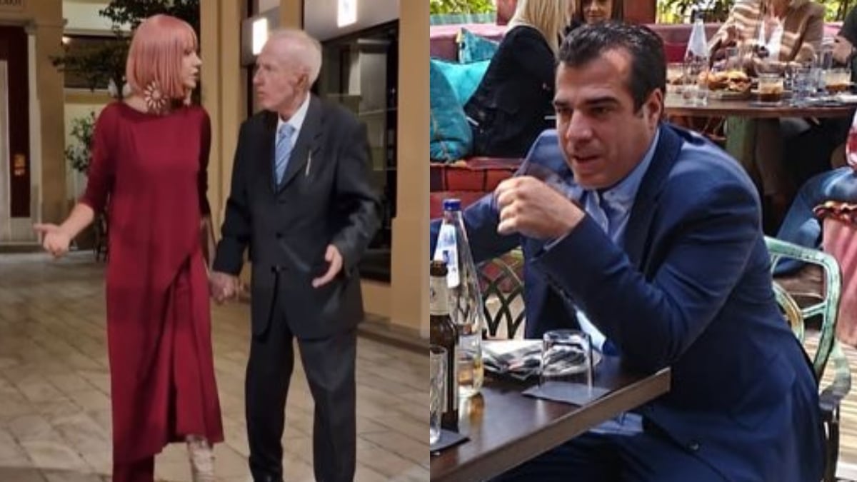 Ασυγκράτητος ο Κωνσταντίνος Πλεύρης: Γνώρισε την Τζόρτζια Σιακαβάρα στον γιο του, Θάνο Πλεύρη (video)