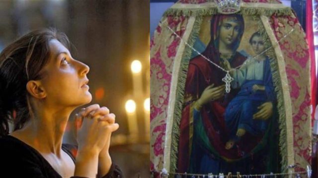 Ζήσαμε το μέγα θαύμα: Η εικόνα της Παναγίας που δέχτηκε 55 σφαίρες και το πρόσωπό Της έμεινε αλώβητο!