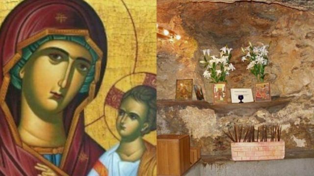 Συγκλονιστικές εικόνες: Αυτό είναι το σπίτι που γεννήθηκε η Παναγία (video)