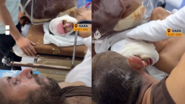 «Μείνε δυνατός μπαμπά, μη φοβάσαι»: Η στιγμή που τραυματισμένο παιδί καθησυχάζει τον πατέρα του στο διπλανό φορείο (videos)