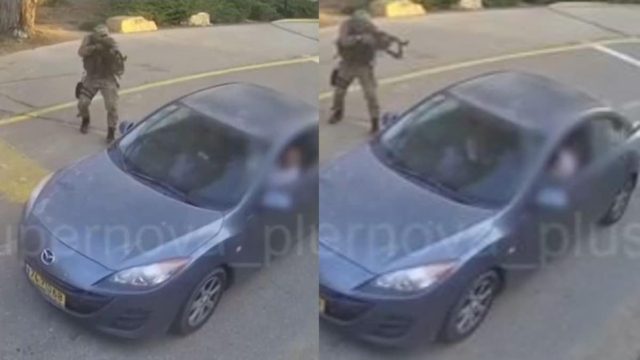 Πόλεμος στο Ισραήλ: Η στιγμή που μέλος της Χαμάς εκτελεί εν ψυχρώ οδηγό που πάει να μπει σε επίσημο κτήριο (video)