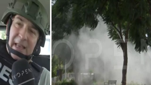 Πόλεμος στο Ισραήλ: Κινδύνεψε η αποστολή του OPEN! «Άσε το μικρόφωνο, να βγούμε ζωντανοί» – Η σοκαριστική στιγμή που “βροχή” ρουκετών πέφτουν δίπλα στο συνεργείο (Video)