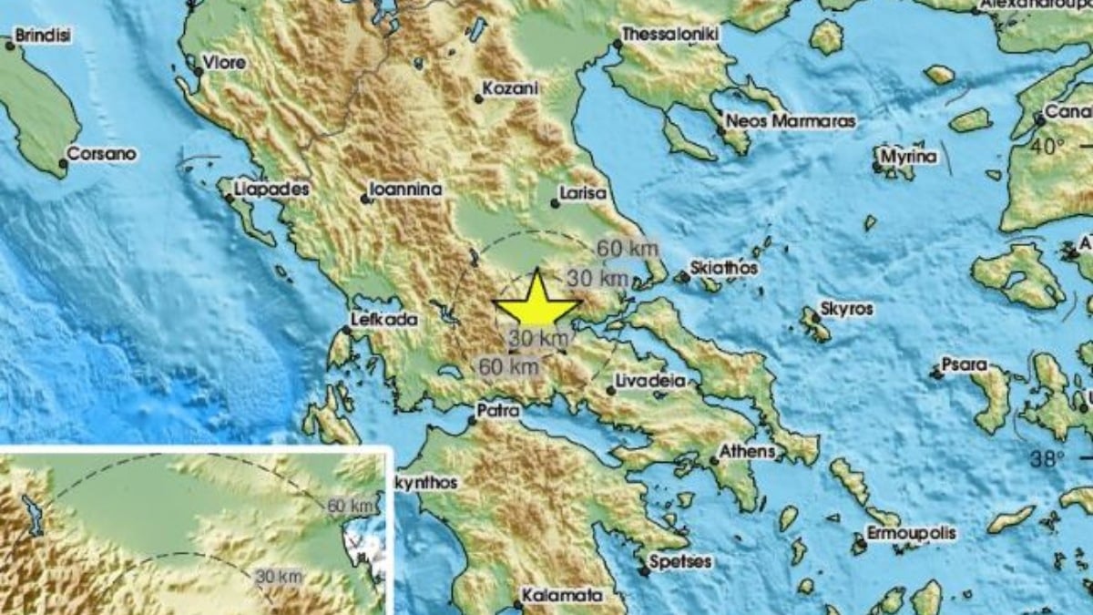 Ισχυρός σεισμός κοντά στη Λαμία – «Ταρακούνησε» και τον Βόλο