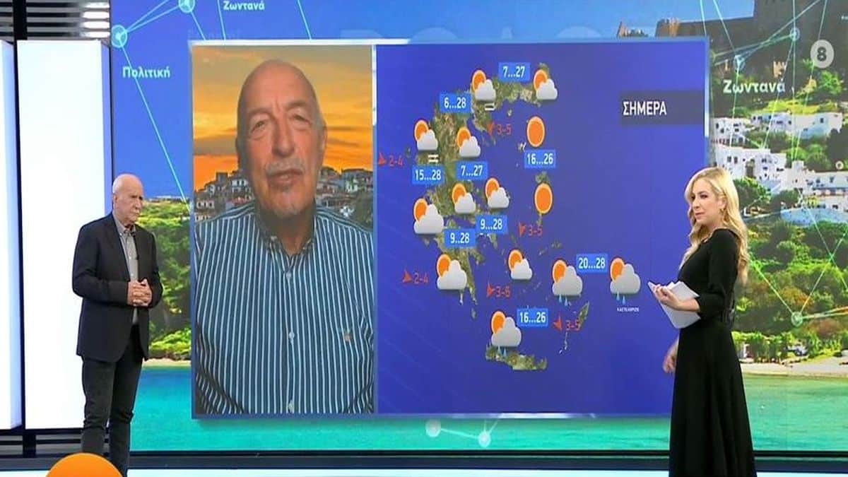 Τάσος Αρνιακός: «Στους 8 βαθμούς στην Αθήνα» – Απίστευτη αλλαγή του καιρού!
