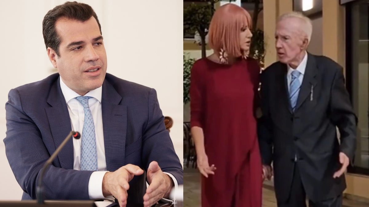 «Δεν είναι πολύ ευχάριστο να σχολιάζω γάμους αυτήν την περίοδο»: Η αμήχανη αντίδραση του Θάνου Πλεύρη για τον ερωτοχτυπημένο πατέρα του (videos)