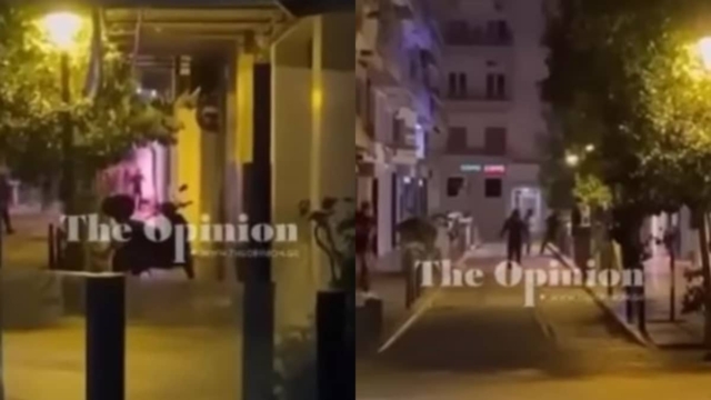 Βίντεο ντοκουμέντο από το οπαδικό επεισόδιο στη Θεσσαλονίκη: Η στιγμή που ομάδα ατόμων εισβάλει σε κλαμπ με τσεκούρια, πυρσούς και μπουκάλια (video)