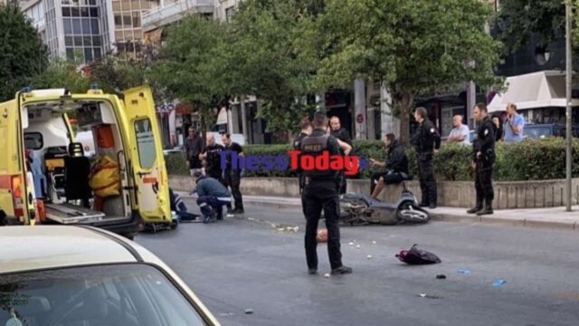 Αναστάτωση στο κέντρο της Θεσσαλονίκης: Τροχαίο με παράσυρση γυναίκας – Χωρίς αισθήσεις στο νοσοκομείο