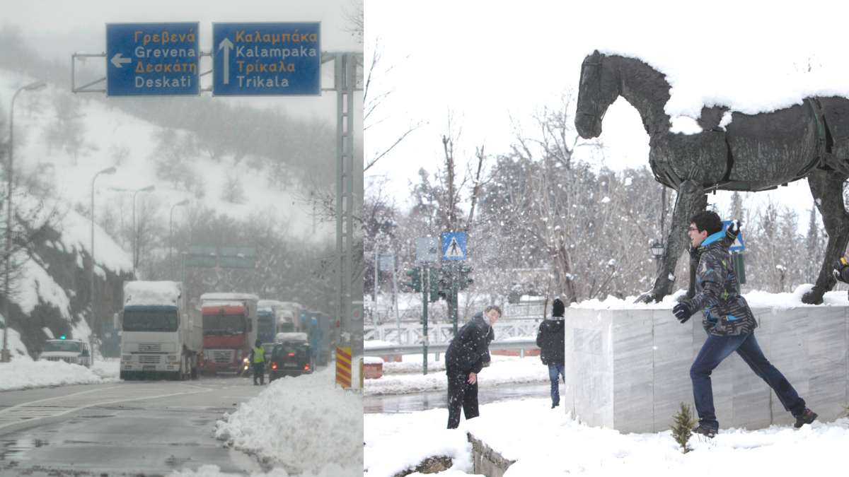 Ιστορικός ο Γενάρης του 2024 με πυκνό χιόνι και στην Αθήνα: Ξεκάθαρα τα Μερομήνια