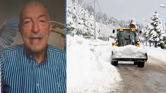 «Χιόνια και θερμοκρασίες κάτω από το μηδέν»: Καμπανάκι από τον Τάσο Αρνιακό