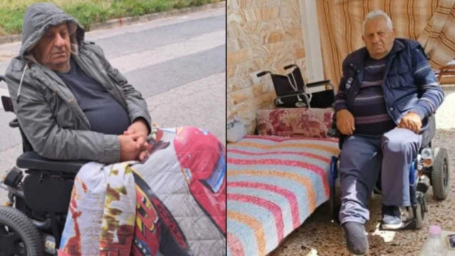Αίσχος ρε παιδιά!  Έκαναν έξωση σε 82χρονο με αναπηρικό αμαξίδιο στη Χαλκιδική – Κοιμήθηκε στο πεζοδρόμιο έξω απ’ το σπίτι του