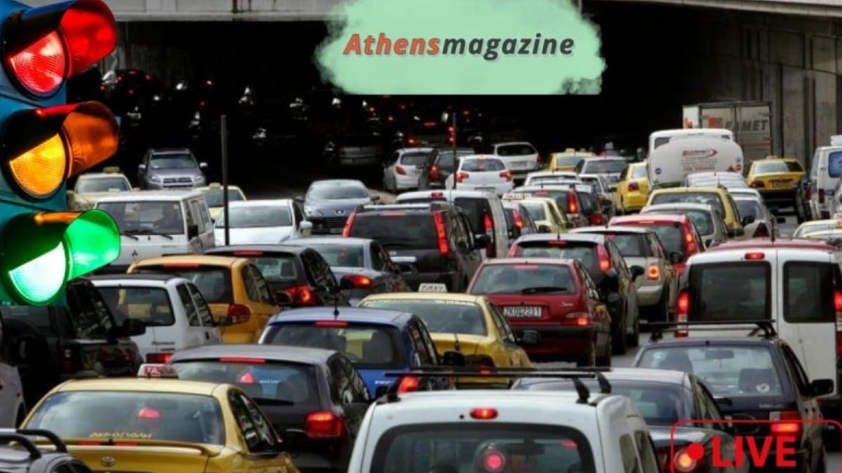 Κίνηση τώρα: Καθυστερήσεις σε Κηφισό, Αττική Οδό και κέντρο της Αθήνας