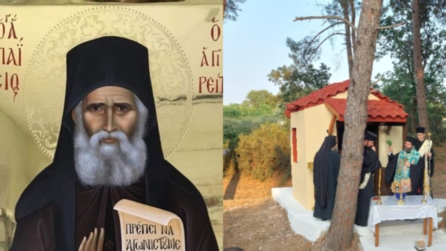 «Είδα έναν μαυροφορεμένο άνθρωπο να κάνει παράκληση»: Σώθηκε από θαύμα του Αγίου Παϊσίου και έχτισε παρεκκλήσι στην χάρη του