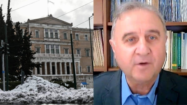«Βουτιά» στο χιόνι από τον Μιχάλη Σιούτα: «Ο πιο βαρύς Δεκέμβρης…»