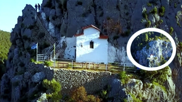 Χτισμένο στο χείλος του γκρεμού: Το εκκλησάκι της Αγίας Μαρίνας στην Πάρνηθα – Ένα από τα πιο όμορφα της Αττικής (video)