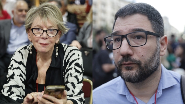 «Νάσο, καλό δρόμο και από το πεζοδρόμιο»: Επίθεση Έλενας Ακρίτα στον Νάσο Ηλιόπουλο περί «βούρκου»