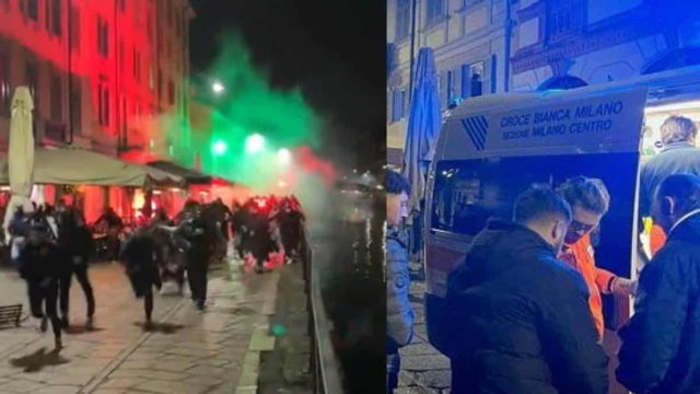 Αιματοχυσία στο Μιλάνο: Απίστευτα επεισόδια με οπαδούς της Μίλαν και της Παρί Σεν Ζερμέν – Μαχαιριές και σοβαρά τραυματίες