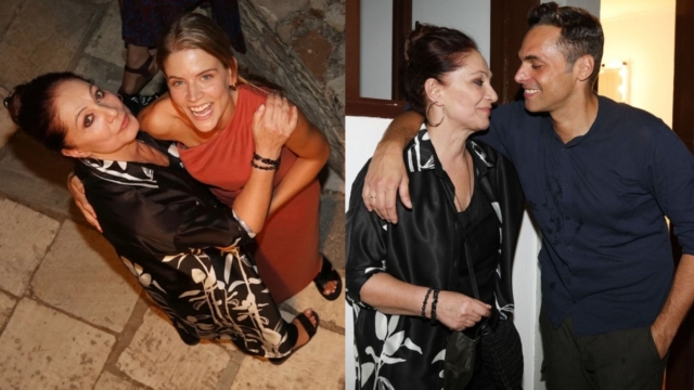 «Στην αγκαλιά του πατερούλη της» – Ξετρελαμένη γιαγιά η Φιλαρέτη Κομνηνού απαθανάτισε την εγγονή της με τον γιο της στο μαιευτήριο (photo)