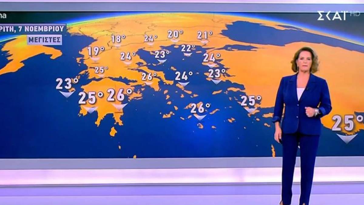 Πύρινη «κόλαση» από Χριστίνα Σούζη: Αύξηση της θερμοκρασίας με νεφώσεις – Αλλάζει το σκηνικό του καιρού από την Τετάρτη (8/11)