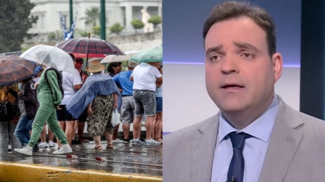 Χειμωνιάτικο σκηνικό από Κλέαρχο Μαρουσάκη: «Βροχές και ραγδαία πτώση της θερμοκρασίας…»