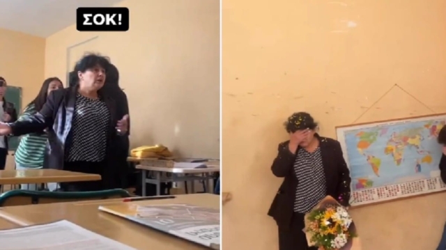 Κρυφή κάμερα δείχνει καθηγήτρια να τρέχει να σταματήσει καβγά σε τάξη σχολείου – Ήρθε αντιμέτωπη με μια σοκαριστική έκπληξη!