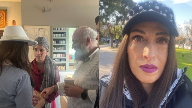 Η Ιωάννα Παλιοσπύρου στα γυρίσματα της σειράς του ΑΝΤ1 «Μετά τη Φωτιά»: Δώρισε τη μάσκα της στην κοπέλα που υποδύεται ότι έχει καεί το πρόσωπό της