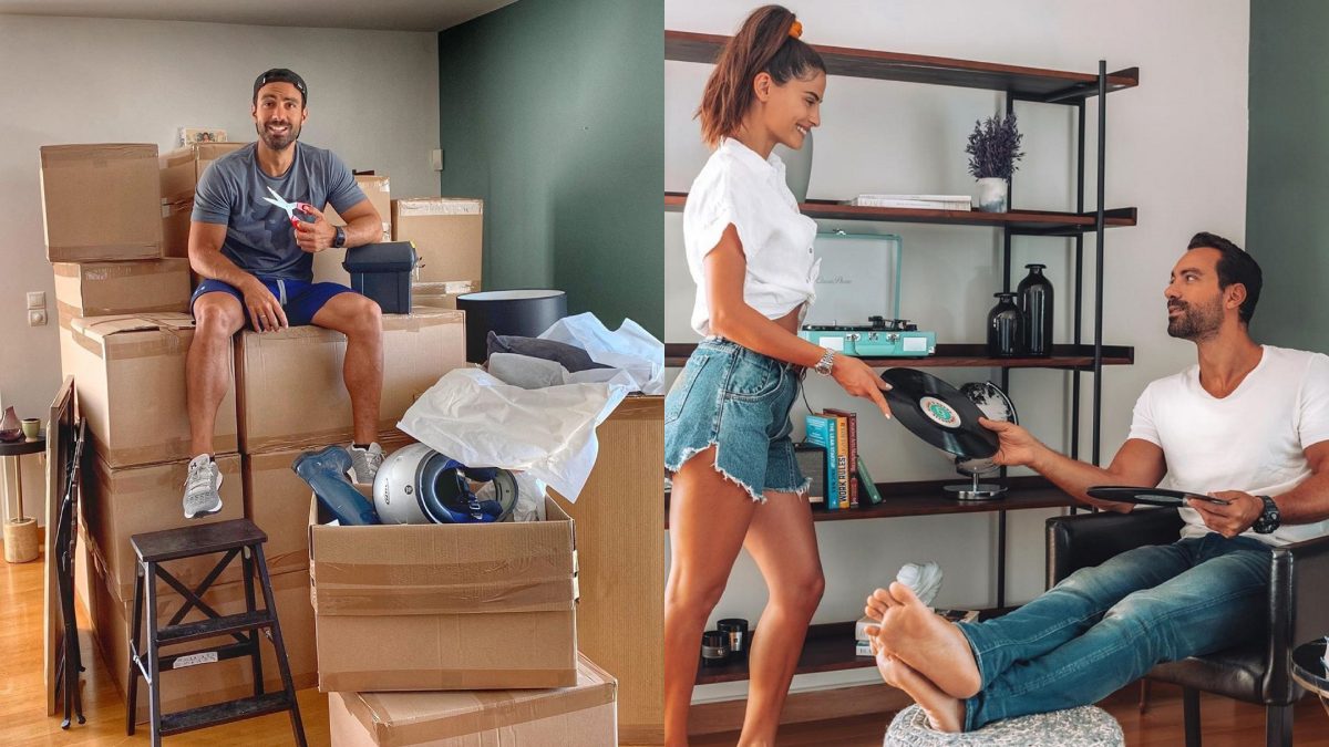 Τεράστιο με εσωτερική σκάλα: Αυτό είναι το νέο σπίτι του Σάκη Τανιμανίδη και της Χριστίνας Μπόμπα (Video)