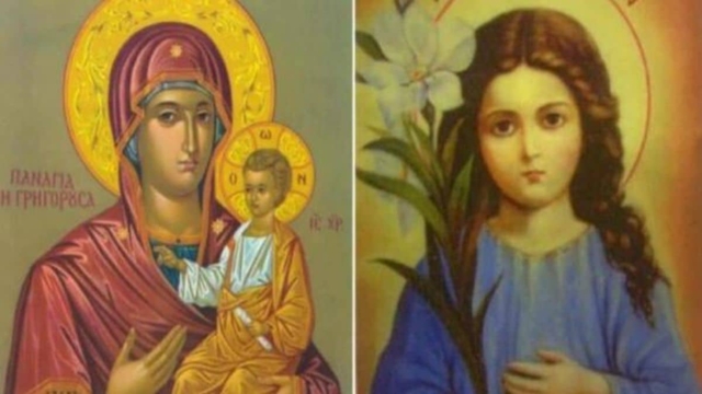 Η μοναδική εικόνα της Παναγίας που την δείχνει τριών χρονών κορίτσι