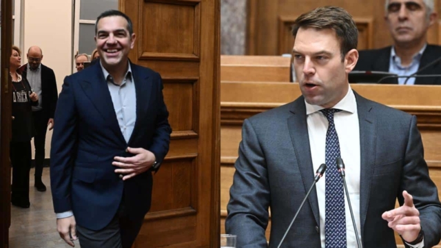 Μήνυμα στήριξης σε Κασσελάκη από Τσίπρα: Παρών στην πρώτη ΚΟ μετά τη διάσπαση στον ΣΥΡΙΖΑ – Όρθιοι οι βουλευτές τον υποδέχθηκαν με παρατεταμένο χειροκρότημα (video)
