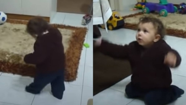 Μερακλώνει το Youtube: Mπόμπιρας ενός έτους «ρίχνει» το πιο μάγκικο ζεϊμπέκικο και μαζεύει 1.000.000 προβολές!
