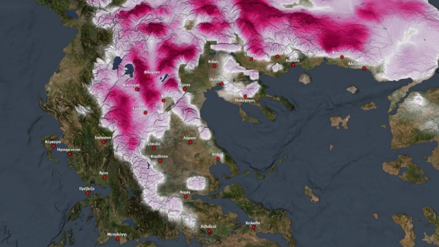 Στα «λευκά» η μισή χώρα: Σ’ αυτές τις περιοχές θα πέσει πυκνό χιόνι τις επόμενες ώρες! Αναλυτικός χάρτης