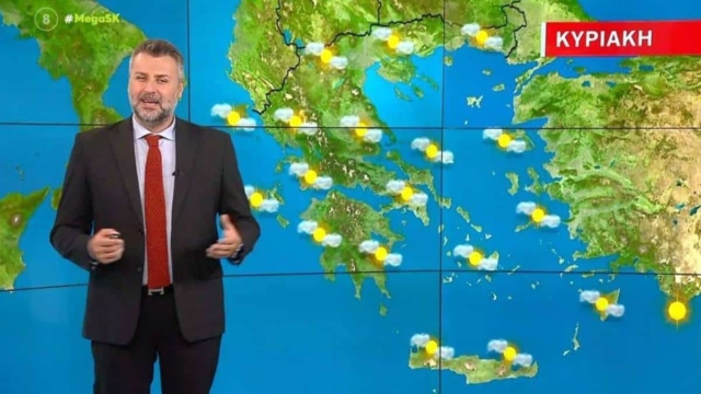 Καλοκαιρινή η παραμονή Χριστουγέννων από Γιάννη Καλλιάνο: «Θαυμάσιος καιρός σε όλη την επικράτεια…»
