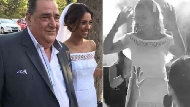 Την καμάρωνε νυφούλα γεμάτος υπερηφάνεια: Το τρομερό τσιφτετέλι της κόρης του Βασίλη Καρρά στον γάμο της! (video)