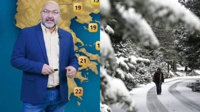 «Ξανά στα «λευκά» η χώρα»: Νέα «χιονοστιβάδα» από τον Σάκη Αρναούτογολου (video)