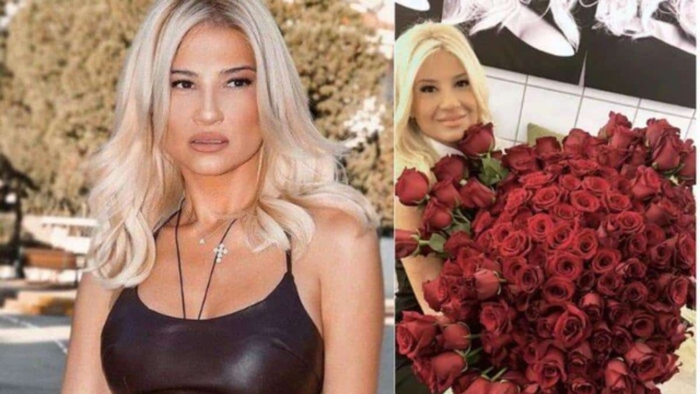Κρυφός θαυμαστής για τη Φαίη Σκορδά: Της έστειλε 201 τριαντάφυλλα και εκείνη πόζαρε με την ανθοδέσμη