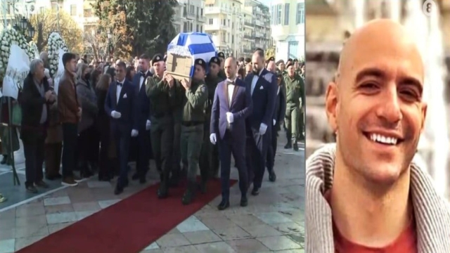 Κηδεία Γιώργου Λυγγερίδη: «Είσαι αθάνατος ήρωας! Πονούσες αφόρητα, μα δεν ούρλιαζες. Δεν έκλαψες, ήσουν αξιοπρεπής αν και ήξερες…» – Ανατριχίλα από τον επικήδειο διμοιρίτη του