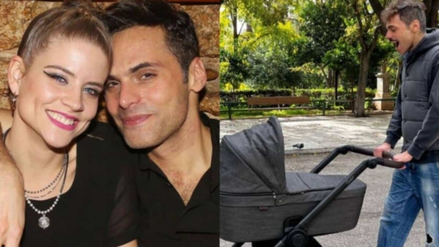 Η πρώτη βόλτα του Γιώργου Παπαγεωργίου με τη νεογέννητη κορούλα του: «Και για τους δύο μας χτυπάει η καρδιά μου»
