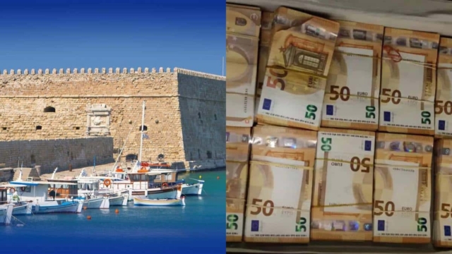 Απίστευτο κι όμως αληθινό: Βρέθηκε «ξεχασμένο» στο Ηράκλειο Κρήτης 1 εκατομμύριο ευρώ!