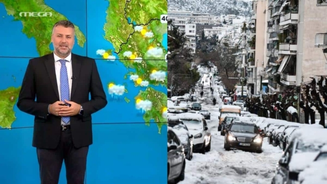 «Λευκό σημάδι» από τον Γιάννη Καλλιάνο: «Θα βλέπουμε χιόνια πια – Σκηνικό που ήρθε για να μείνει…»