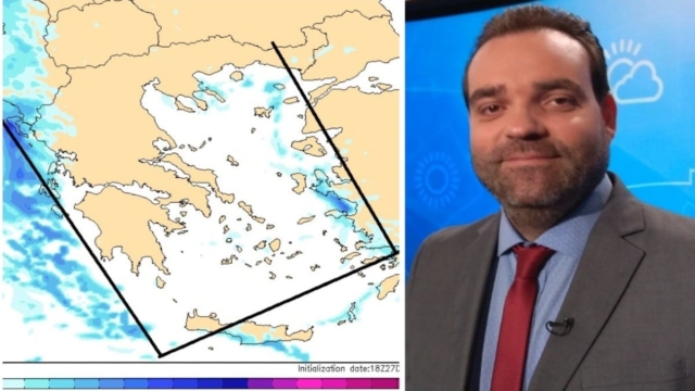 Ανατροπή στις προβλέψεις από τον Κλέαρχο Μαρουσάκη: Το ανεστραμμένο «Π» τα αλλάζει όλα στον καιρό της Πρωτοχρονιάς (Video)